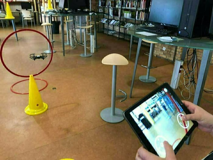 Course relais de drone
