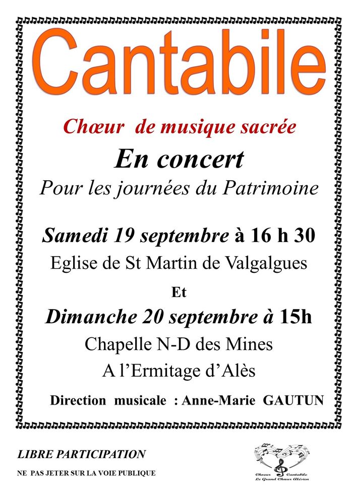 Concert Journées du patrimoine