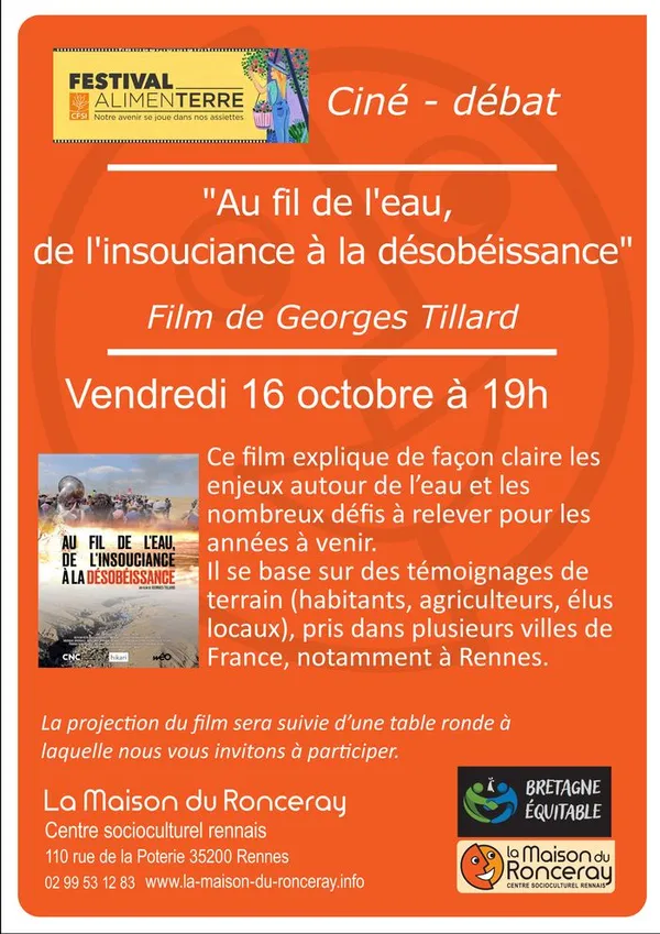 "Au fil de l'eau, de l'insouciance à la désobéissance" - film de Georges Tillard