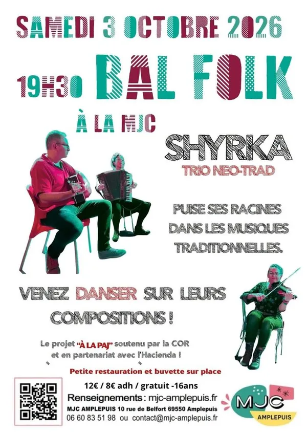 Bal Folk - Shyrka à la MJC d'Amplepuis