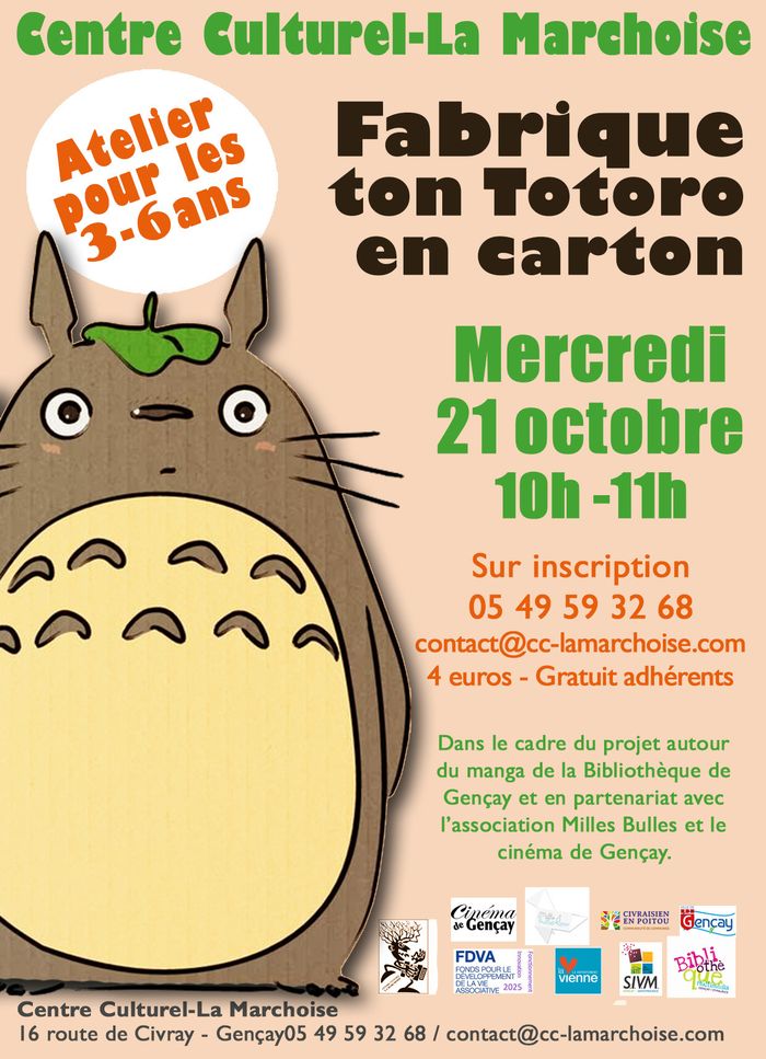 Fabrique ton Totoro en carton