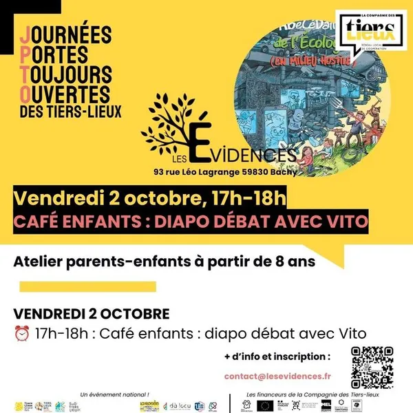 Journées portes toujours ouvertes - Café enfants : diapo débat avec Vito