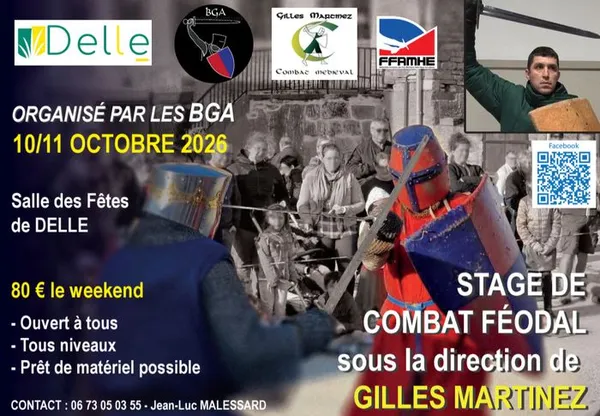 Stage de combat féodal par Gilles Martinez