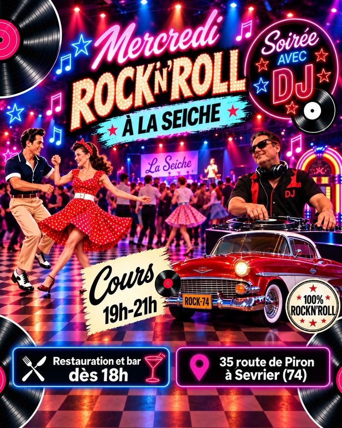 Initiation et soirée Rock’n’Roll à La Seiche (Sevrier, près d'Annecy)