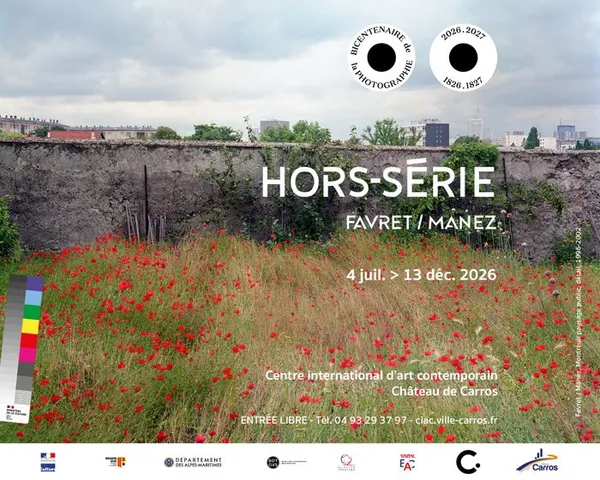 Visite de l'exposition "Hors-série" avec les artistes photographes Favret et Manez et découverte des techniques de conservation par Giulio Stabellini