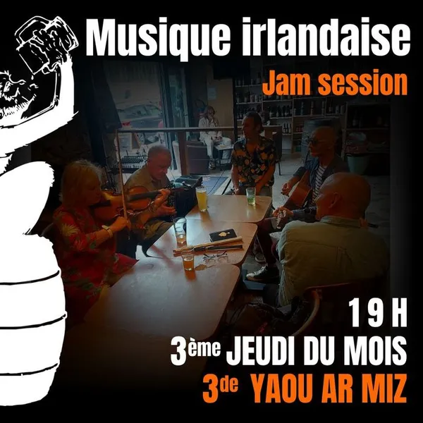 Session de musique irlandaise