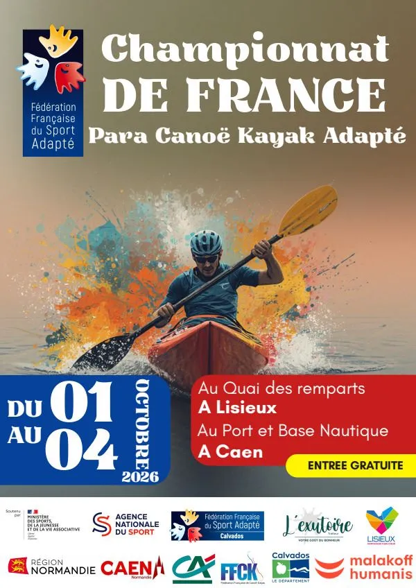 Championnat de France de para canoë kayak adapté