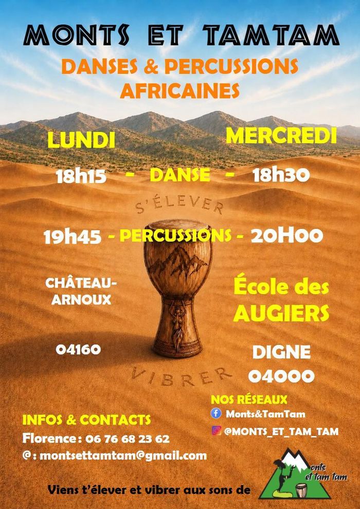 cours de danses et de percussions africaines