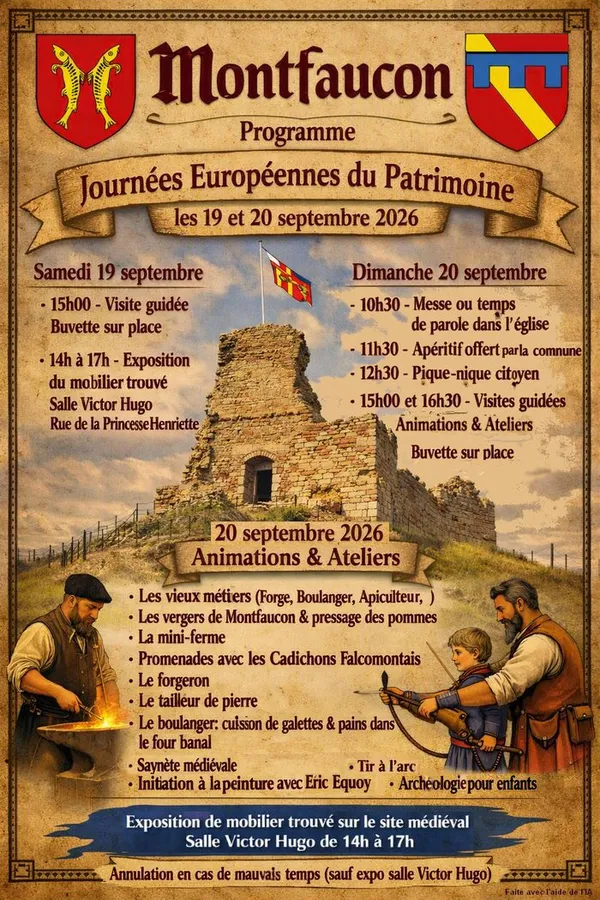 Visites guidées du Château de Montfaucon