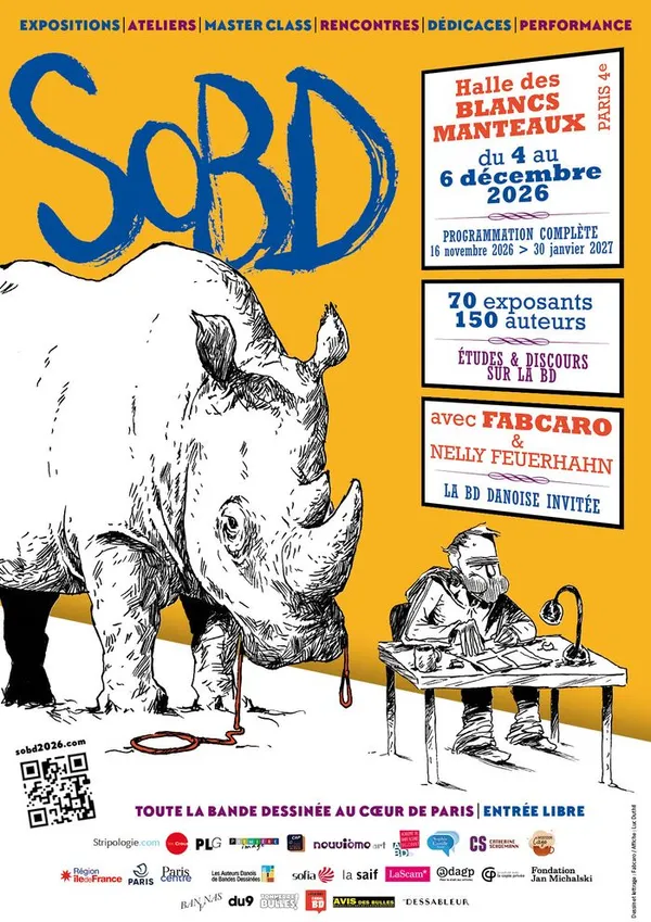 SoBD 2026 : le salon de la bande dessinée revient au cœur de Paris