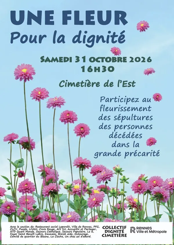 Une fleur pour la dignité