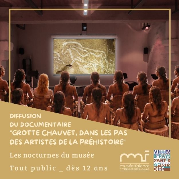 Diffusion du documentaire "Grotte Chauvet, dans les pas des artistes de la préhistoire" et atelier d'initiation à l'art pariétal