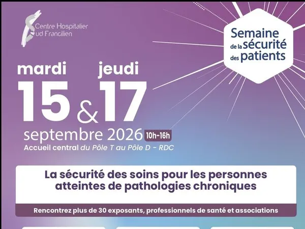 Semaine sécurité des patients au CHSF : 2 journées sur les maladies chroniques
