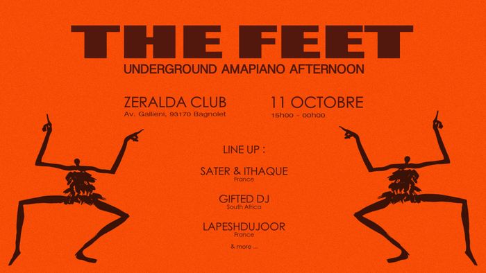 THE FEET : SATER & ITHAQUE, GIFTED DJ, LAPESHDUJOOR