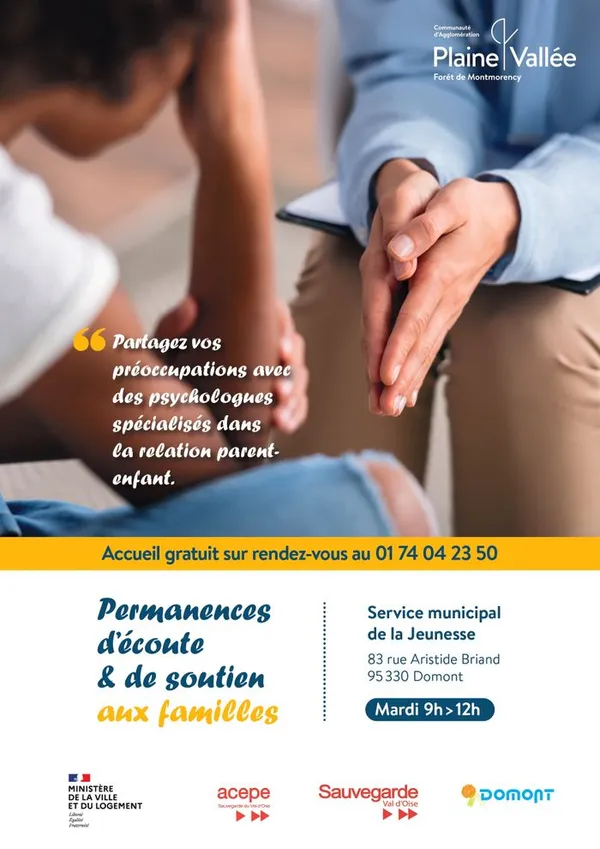 Permanence d'écoute et de soutien aux familles