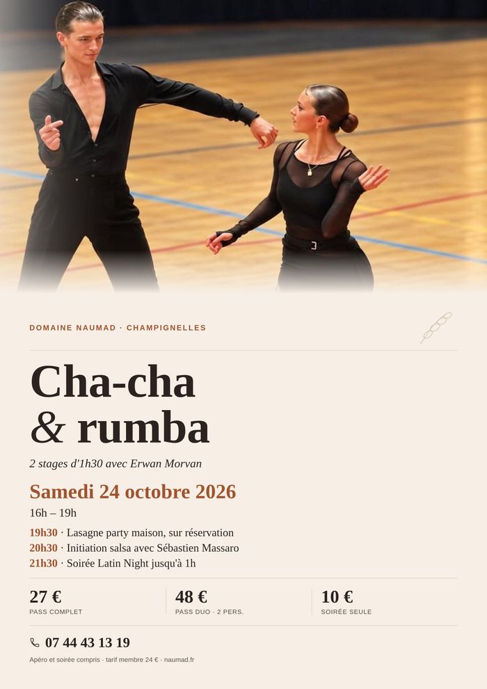 Stage Cha-Cha & Rumba + Social Club Latin Night