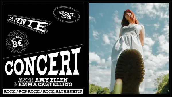 CONCERT : Amy Ellen & Emma Castellino [pop-rock / rock alt]