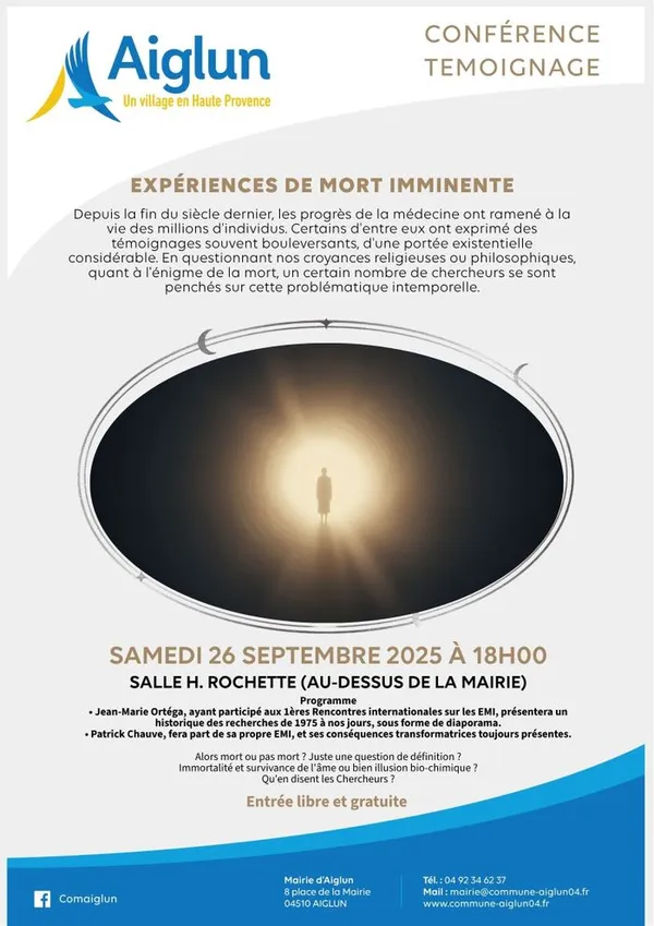 CONFERENCE EXPERIENCE DE MORT IMMINENTE