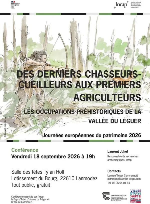 Des derniers chasseurs-cueilleurs aux premiers agriculteurs : les occupations préhistoriques de la vallée du Léguer