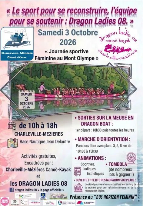 Journée sportive offerte aux femmes au club de CHARLEVILLE-MEZIERES CANOE KAYAK