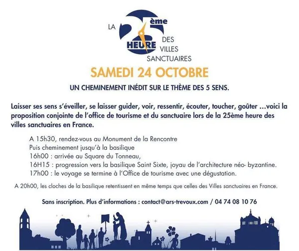 Cheminement inédit sur le thème des 5 sens