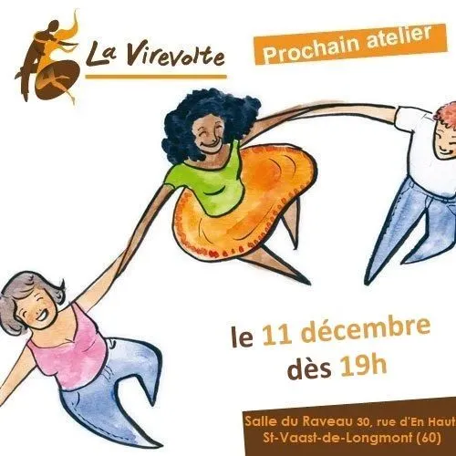 Atelier de danse et de musique folk de La Virevolte