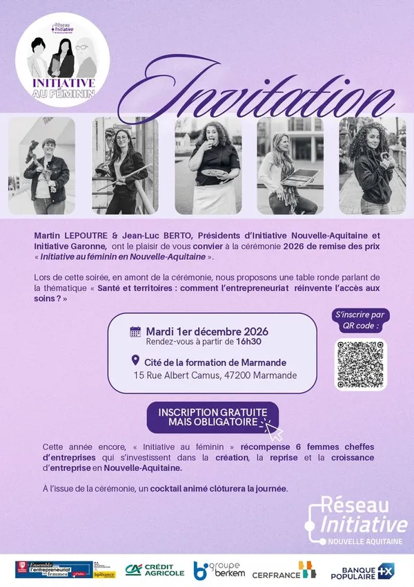 INITIATIVE AU FEMININ EN NOUVELLE AQUITAINE