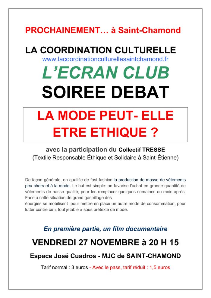 La mode peut-elle être ethique ?