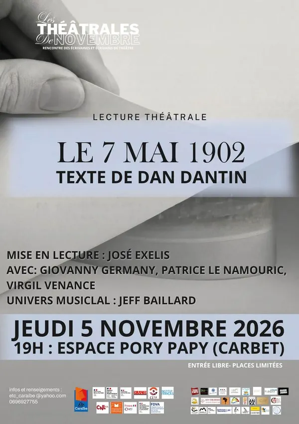 Lecture Théâtrale - Le 7 mai 1902 de Dan Dantin