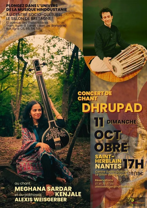 Concert de musique Dhrupad de l'Inde: Voyage musical en Ragas