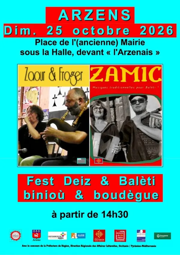 Fest-deiz & Balèti, binioù & boudègue