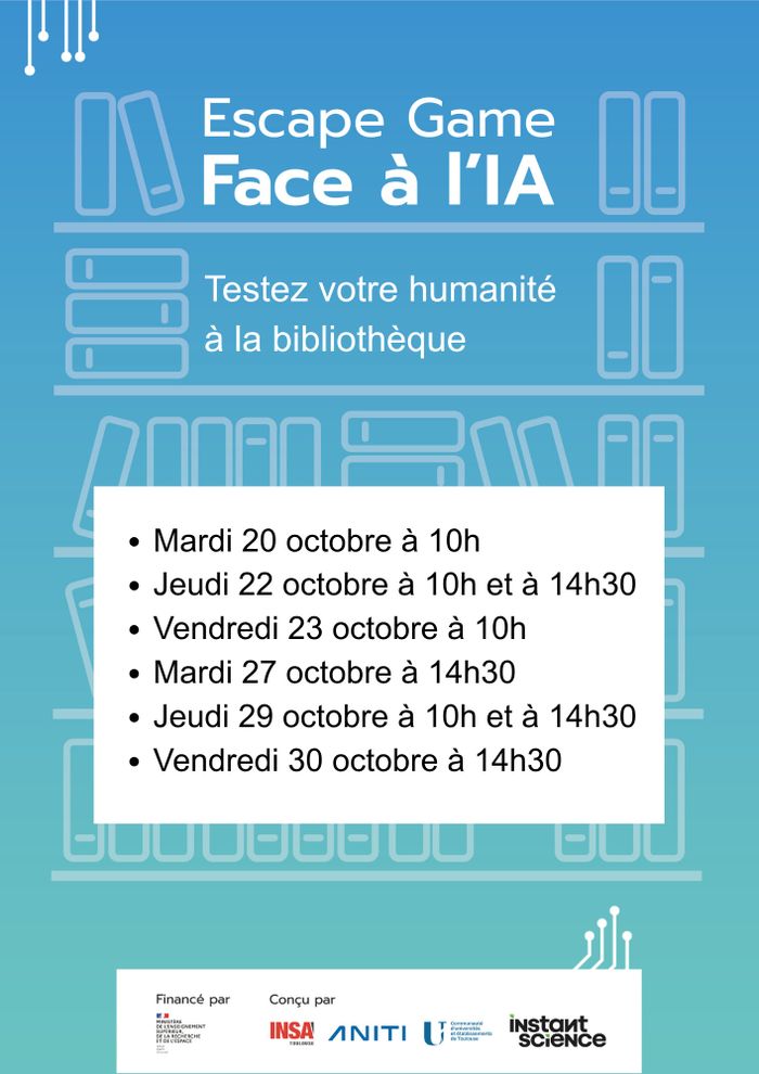 Escape Game "Face à l'IA" / Instant Science, INSA, ANITI