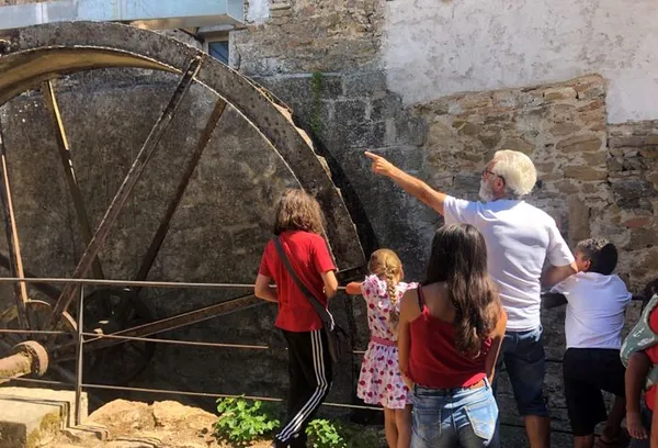 Visite de l’ancien moulin à Reyrieux