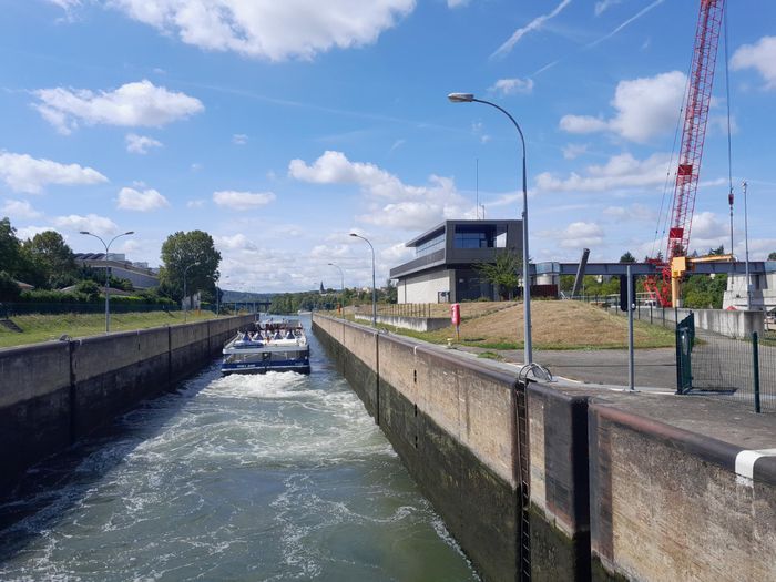 Visite du barrage de Chatou
