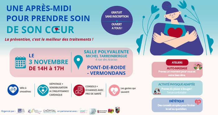 Une après-midi pour prendre soin de son cœur à Pont-de-Roide-Vermondans (25)
