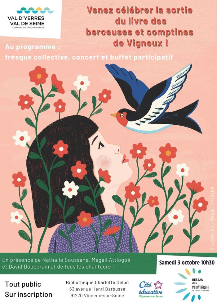 Sortie du livre-Cd « Berceuses et comptines de Vigneux-sur-Seine »