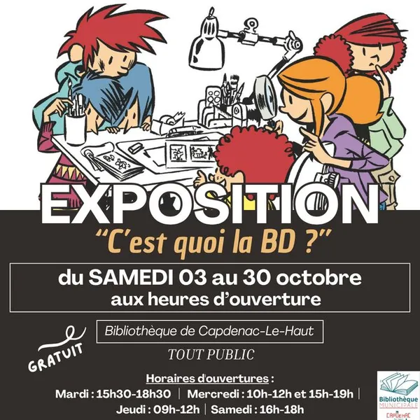 Exposition : « C'EST QUOI LA BD ? »