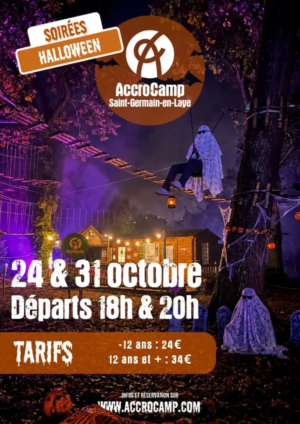 Soirées Halloween Accrobranche