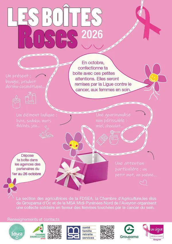 Les boites roses