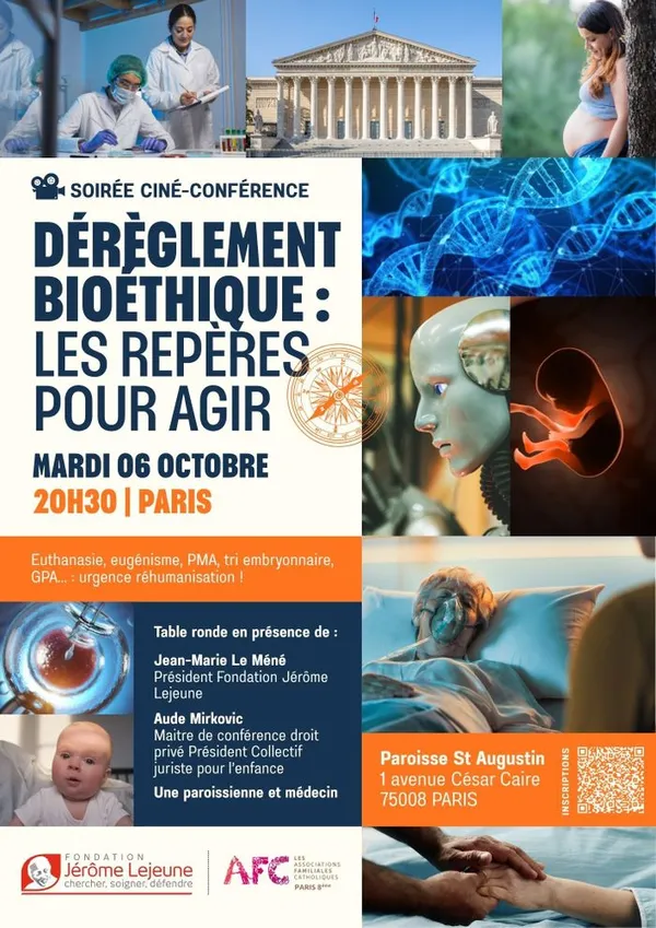 Soirée Ciné-conférence - Dérèglement bioéthique : les repères pour agir