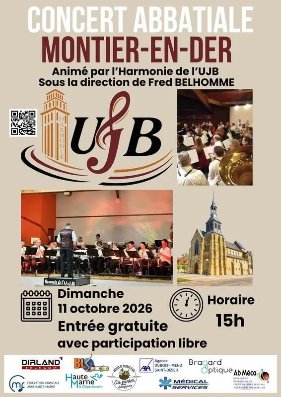 Concert Abbatiale de Montier en Der.