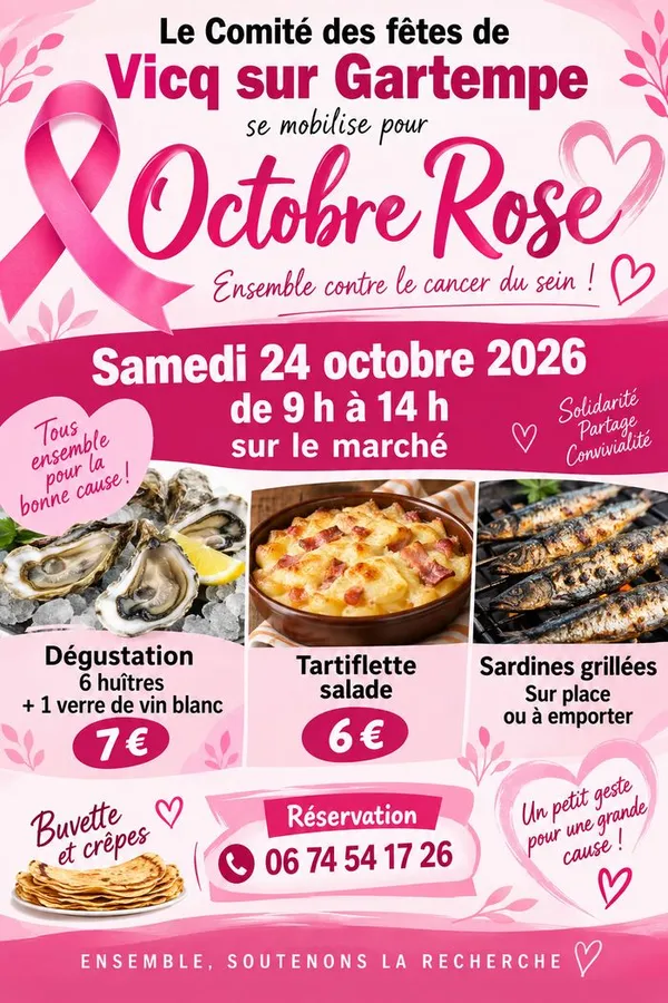 Action au profit d'Octobre Rose