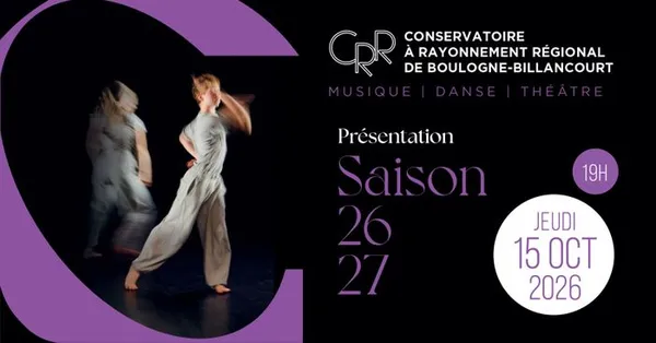 Présentation de saison du CRR de Boulogne-Billancourt