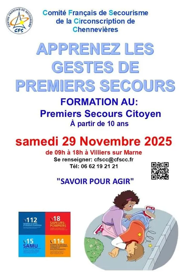 Cours de secourisme PSC