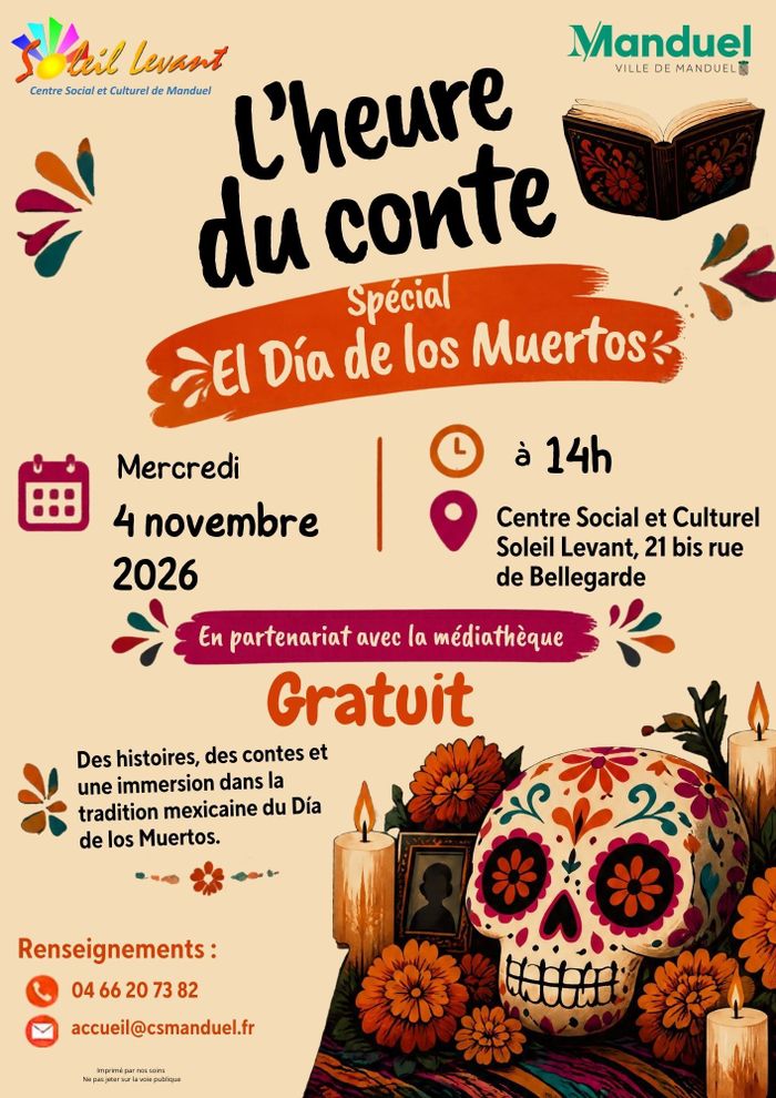 L'heure du conte: El día de los muertos