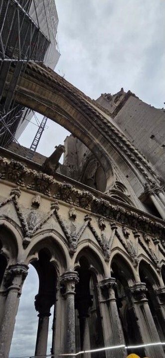 Visite du chantier de l'abbaye Saint-Jean-des-Vignes : les étapes de la restauration d'un monument historique