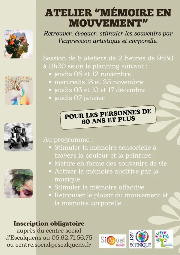 Ateliers séniors « Mémoire en mouvement