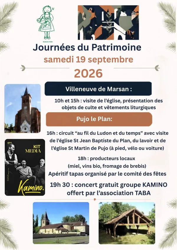 Circuit du patrimoine en Armagnac landais