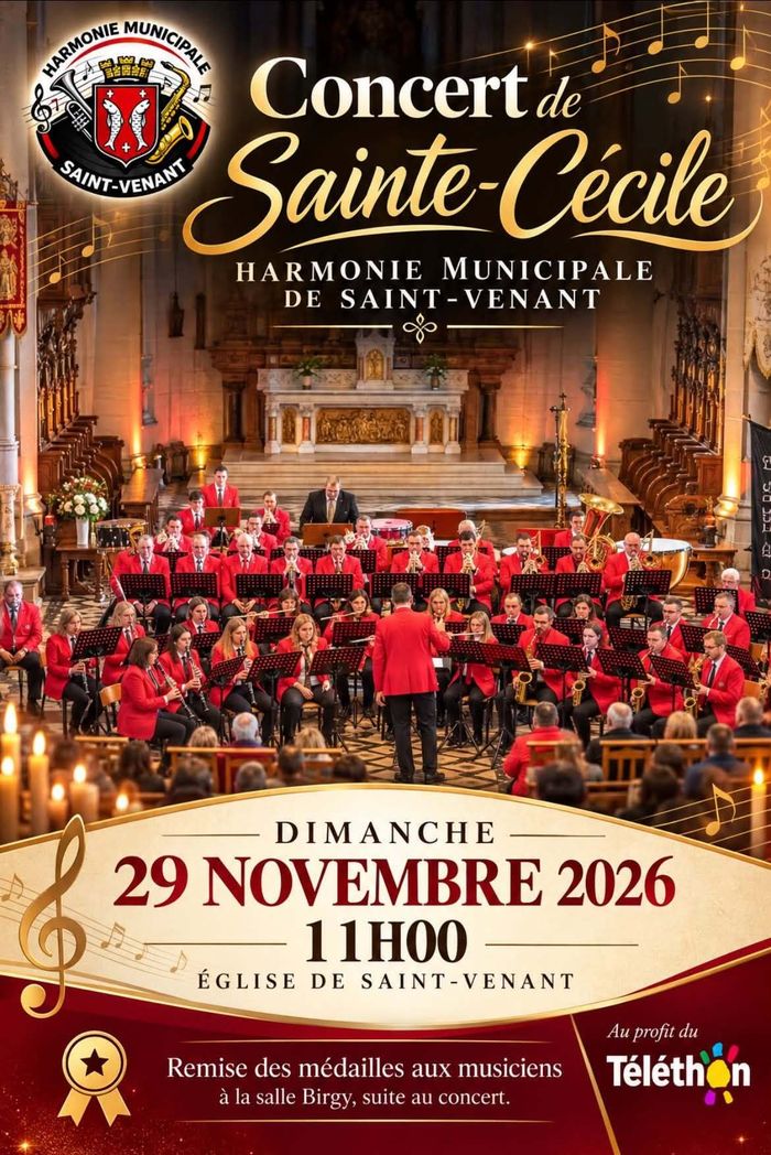 Messe de Sainte-Cécile en musique à Saint-Venant