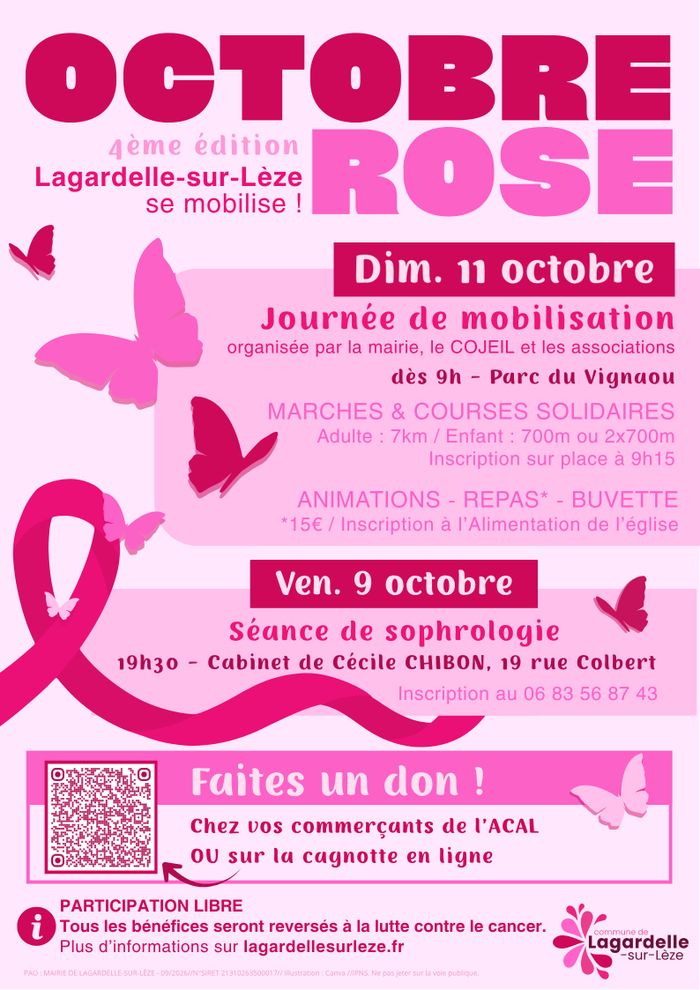 Journée caritative pour Octobre Rose